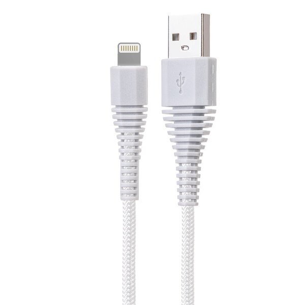 Built tough 6ft MFI lightning cable WH, Zeikos, Mfr#: BLT05